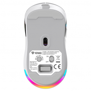 Yenkee SAMURAI vezet&eacute;k n&eacute;lk&uuml;li gamer eg&eacute;r feh&eacute;r (YMS 3500WE)